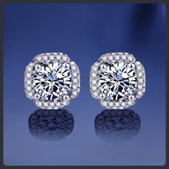Fashion Moissanite Sterling Silver S925 Jewelry Set